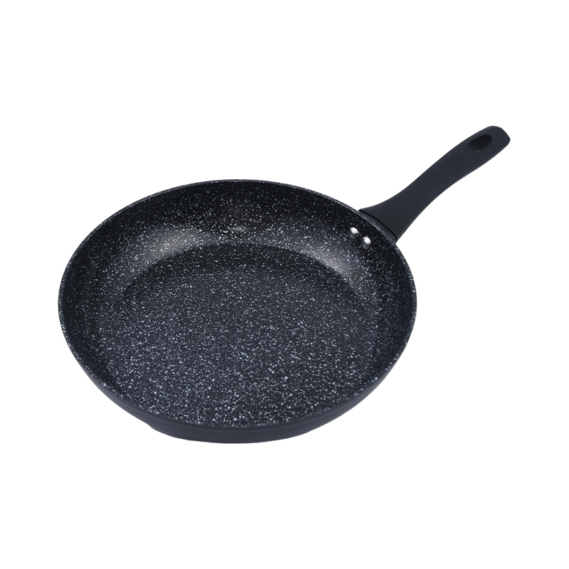 Taotut alumiiniset keittoastiasetti Megastone Black Marblella